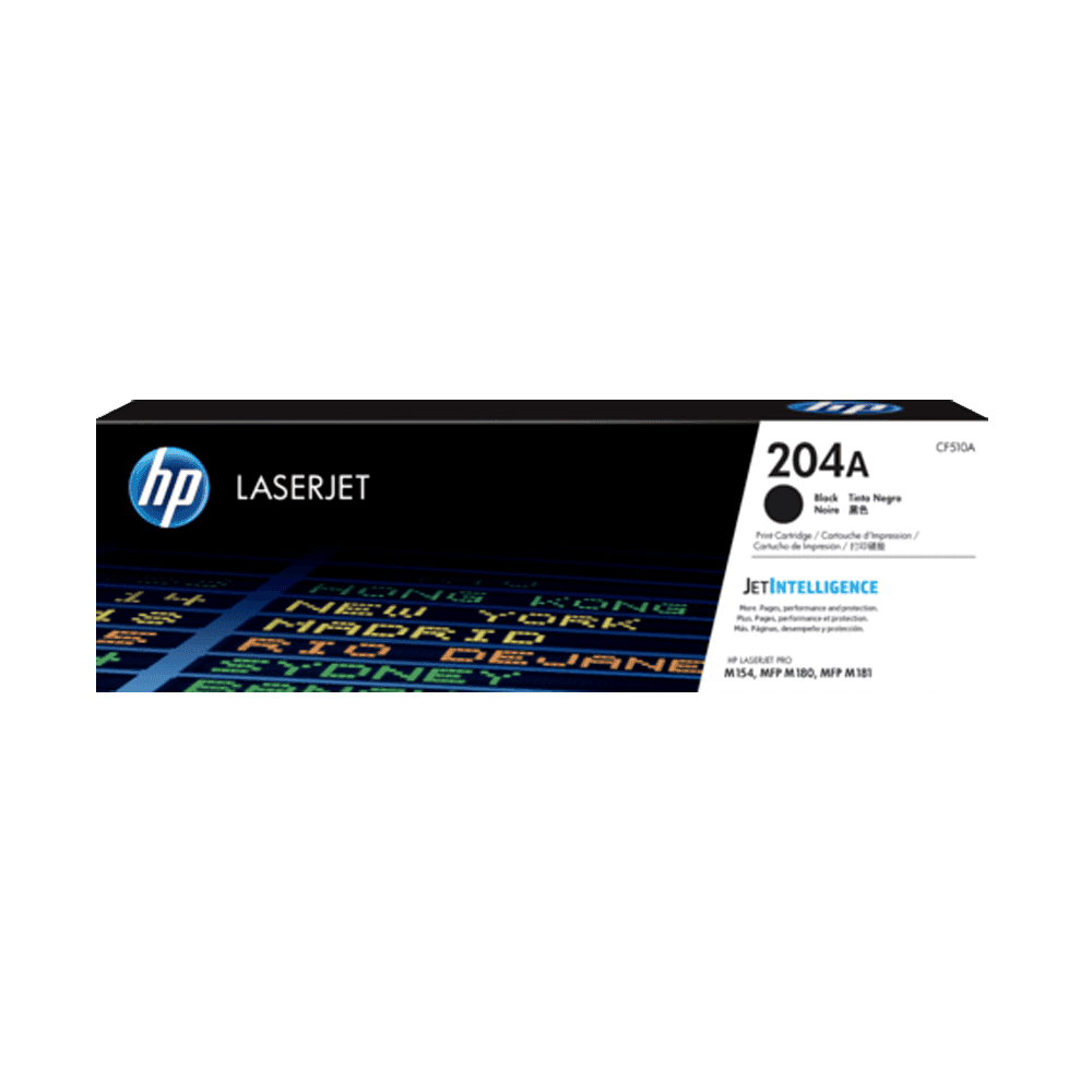 TONER HP 204A NEGRO CF510A M154/MFP M180/MFP M181 34098