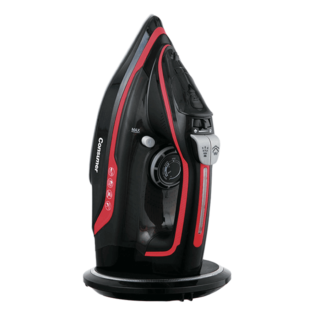 PLANCHA A VAPOR CONSUMER INALAMBRICA ROJO 34947