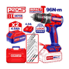 TALADRO PERCUTOR 13MM BL. 96NM 2X BAT. 20V 4AH (COMPACT) (M) EMTOP ECIDL20968 35471
