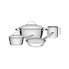 JUEGO DE OLLAS ACERO INOX 4PZAS ALLEGRA 65650/316 36721