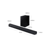 BARRA DE SONIDO SAMSUNG HW-Q600C 3.1.2 CH CON SUBWOOFER HW-Q600C/ZP 36829