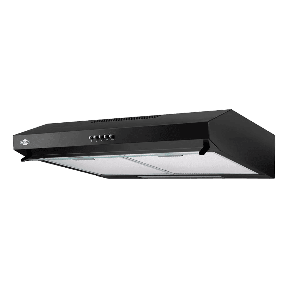 PURIFICADOR/EXT DE COCINA TOKYO SLIM60 NEGRO LUZ LED T3489 37487