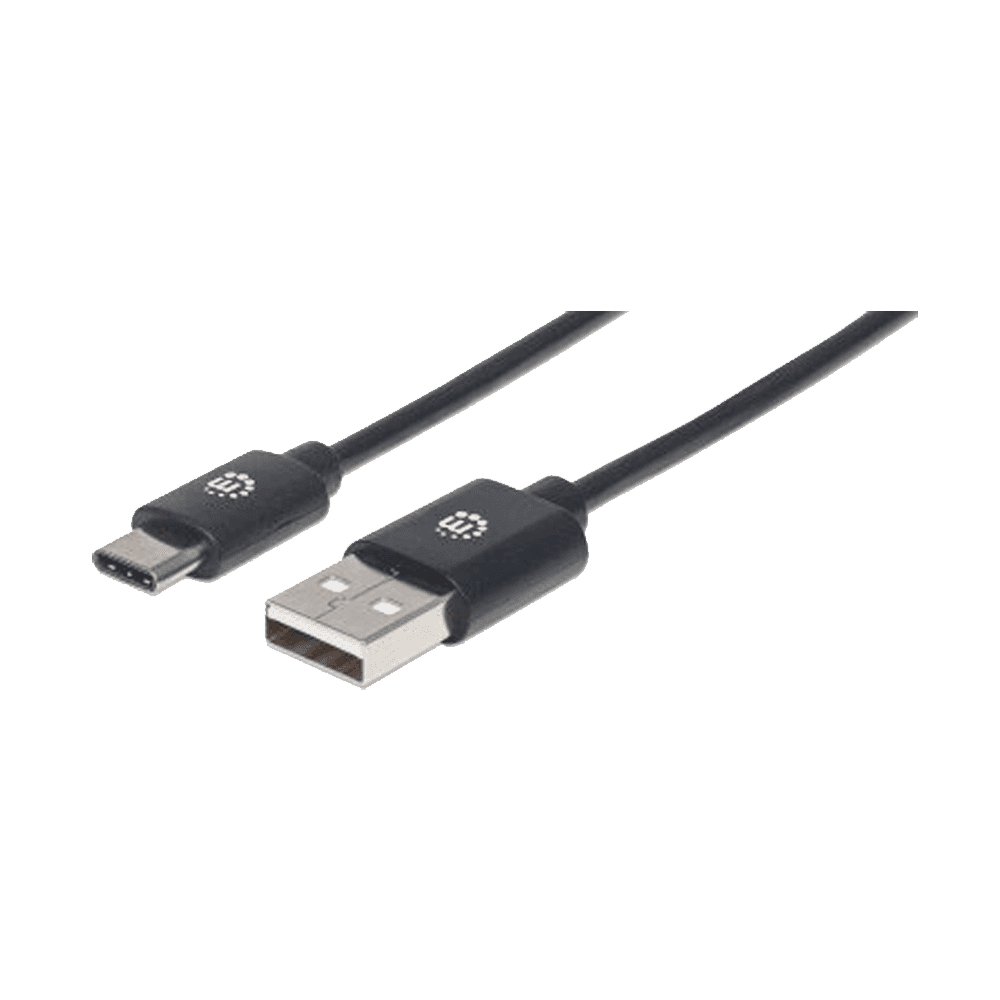 CABLE USB-A/USB-C MANHATTAN M/M NEGRO 2MT 354929 37839