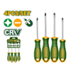 JUEGO DESTORNILLADORES 4PZS. +/- CRV JADEVER COLGADOR / JDSS1204 38659