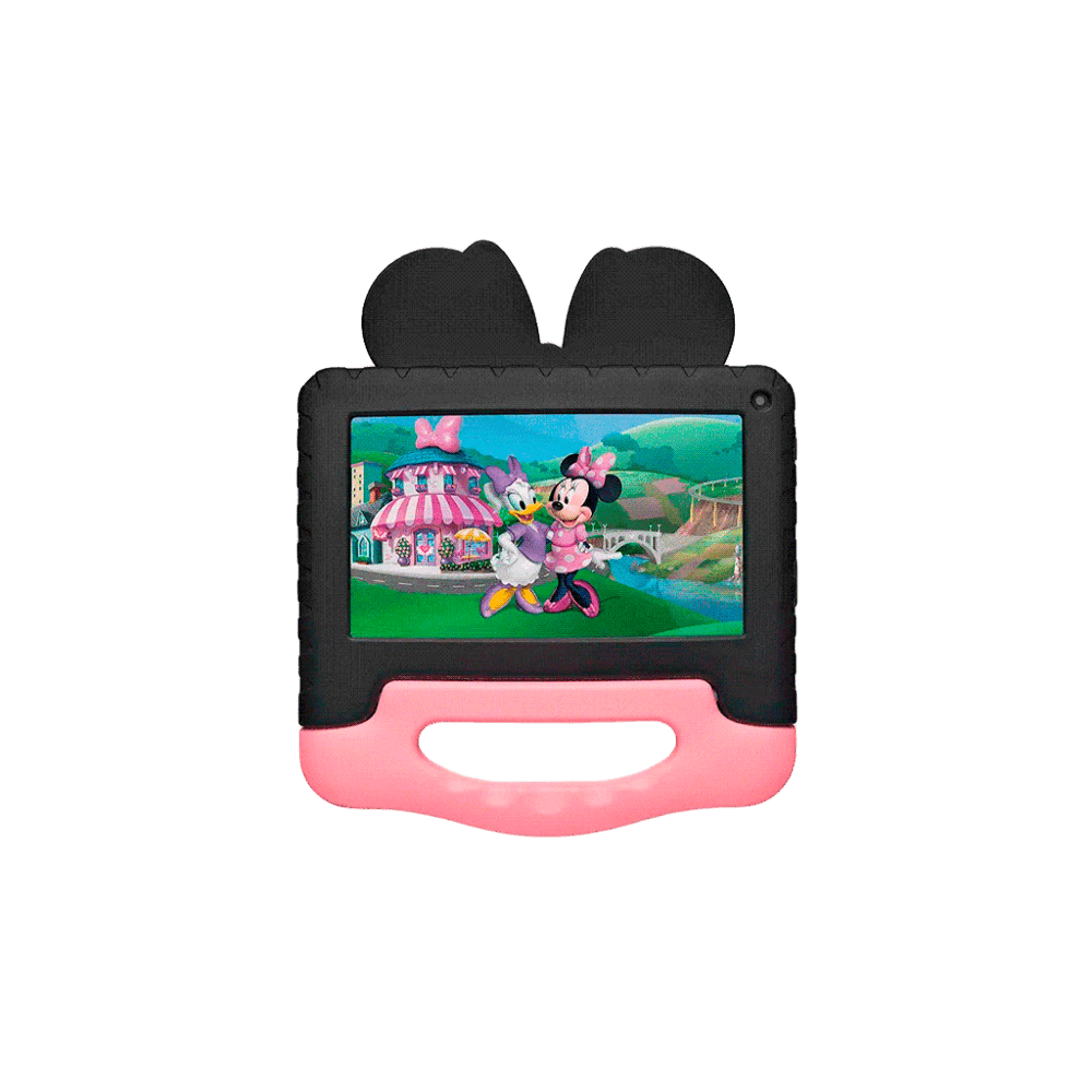 TABLET KID QC/64GB/4G/7"/NEG/ROSA MINNIE NB628 DISNEY 38852