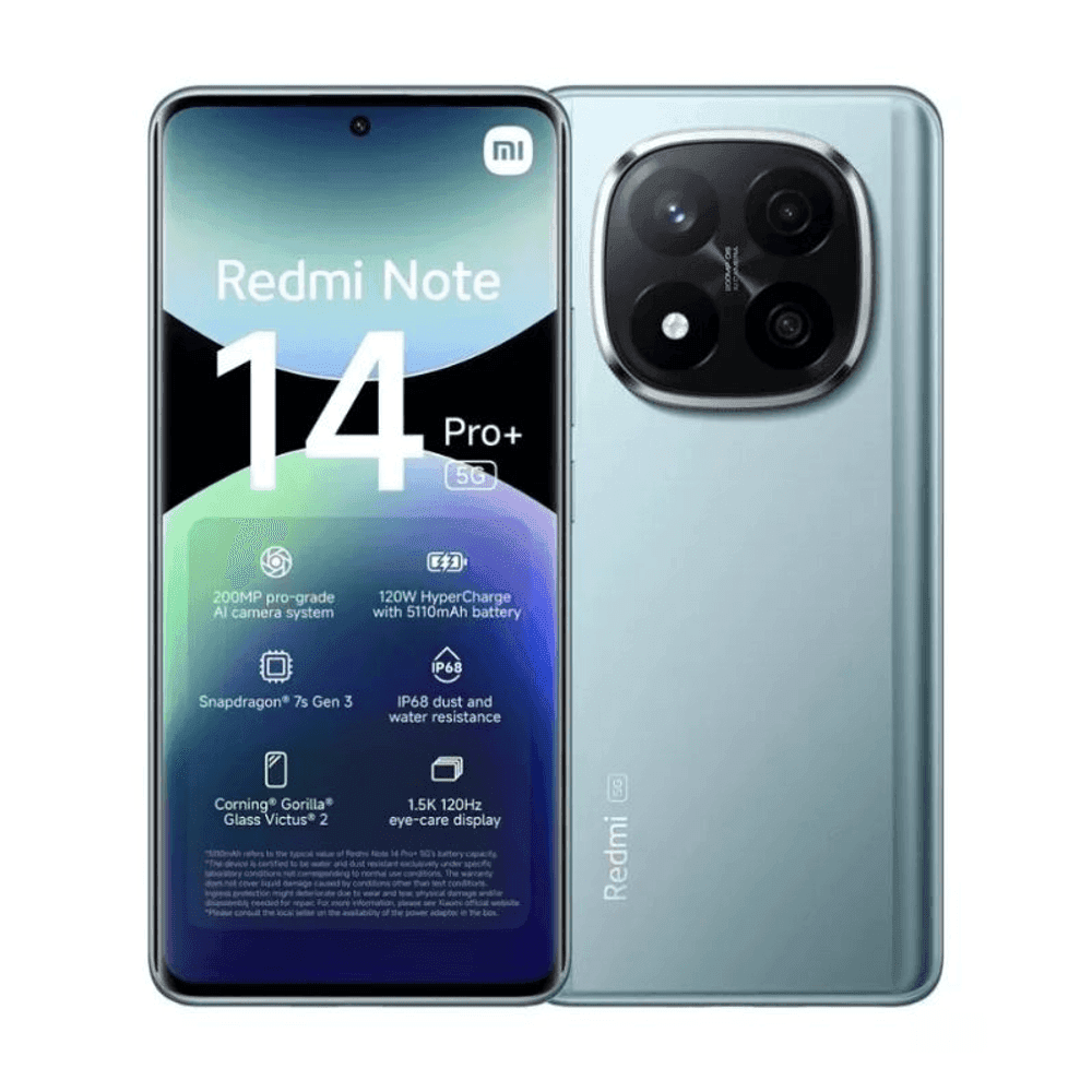 CELULAR XIAOMI REDMI NOTE 14 PRO+ 5G DUAL 512GB/12GB AZUL 39040
