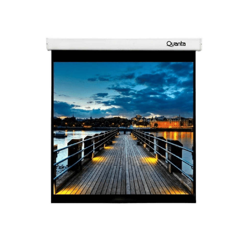 PANTALLA DE PROYECCION 100" MANUAL QUANTA QTTLM100I 200X150CM 40106