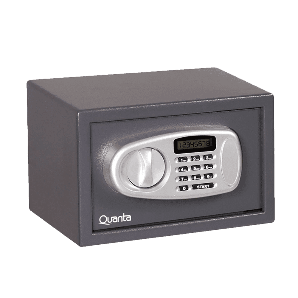 COFRE ELECTRONICO QUANTA QTCOF25 25L/11DIG/ALARMA/4 AAA-GR 40181