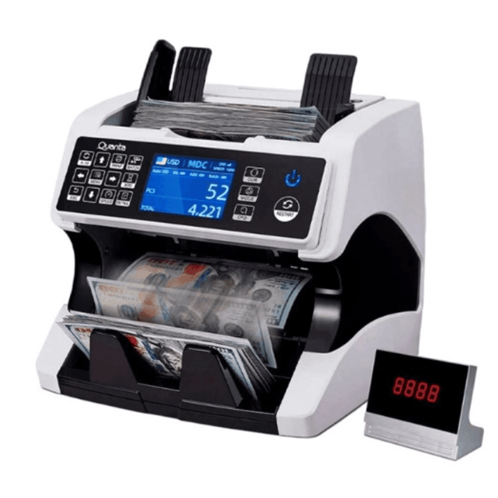 CONTADOR/DETECTOR DE DINERO PROF QUANTA QTCDD25 BIVOLT BL/NG 40430