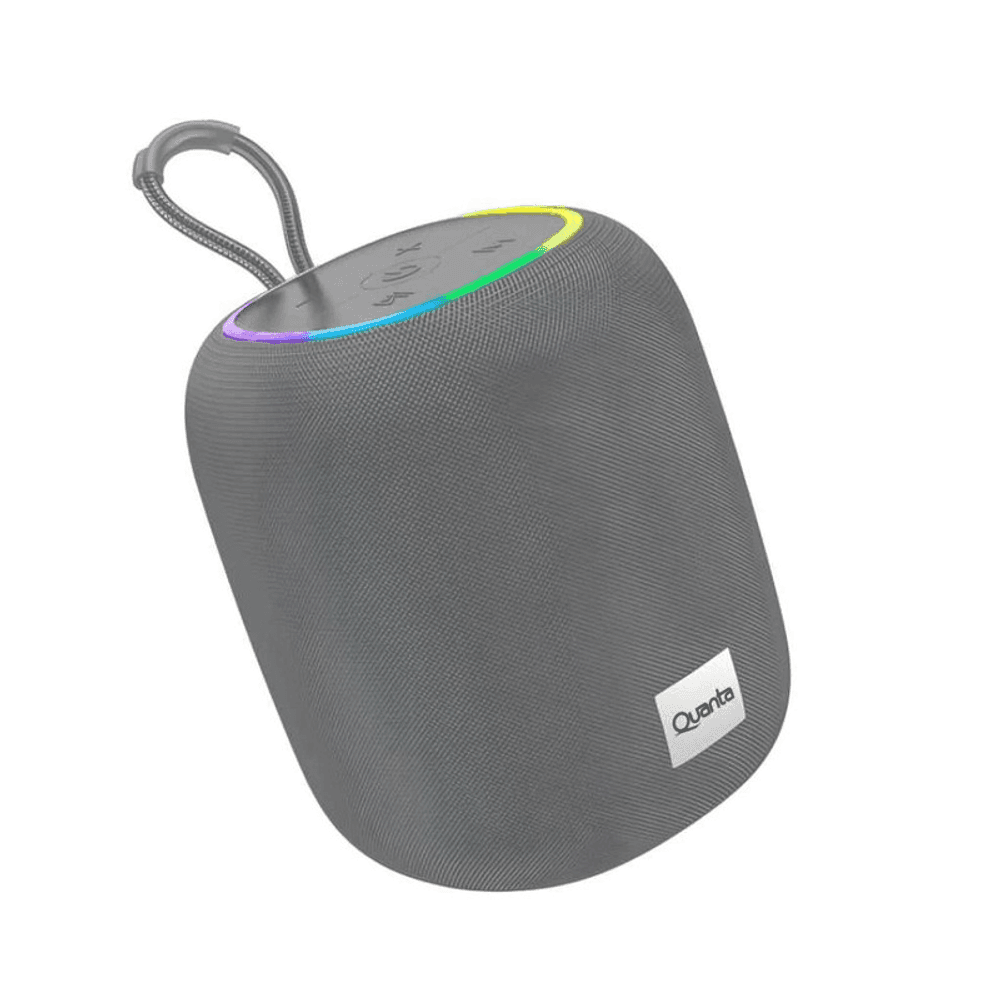 SPEAKER PORT. BT 10W QUANTA QTSPA10 AURABEAT RGB/TWS/FM-GR 40464