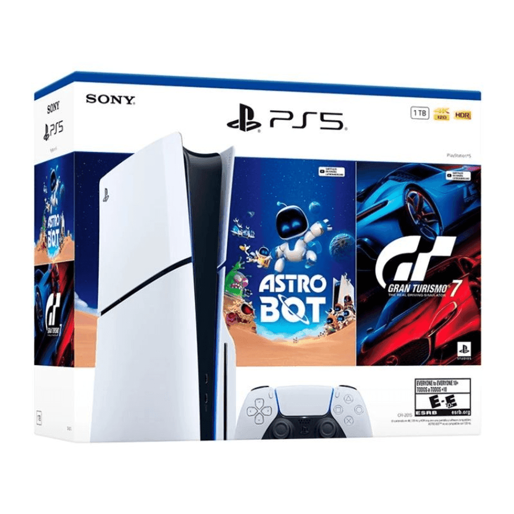 PLAY STATION 5 HW 2015 GT7+ASTRO STANDARD LAT 1TB CON LECTOR 41192
