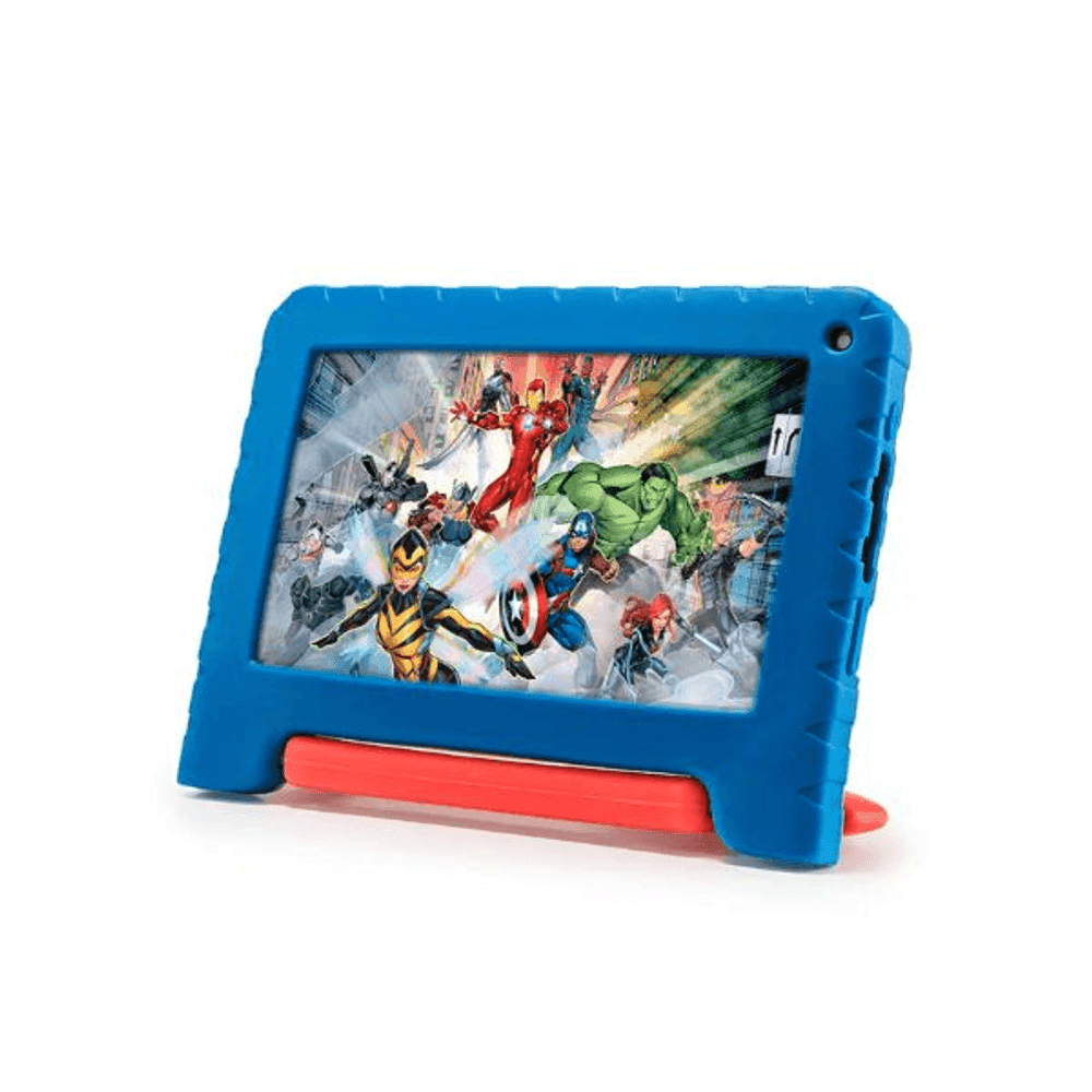 TABLET KID MULTILASER QC/64GB/4G/7" IPS/AZUL AVENGERS NB417 DISNEY 11682 42990