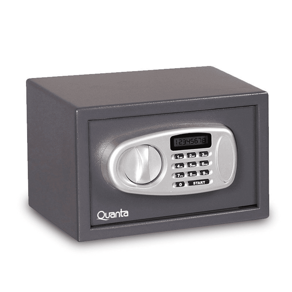 COFRE ELECTRONICO QUANTA QTCOF16 16L/11DIG/ALARMA/4 AAA-GRØ 43350