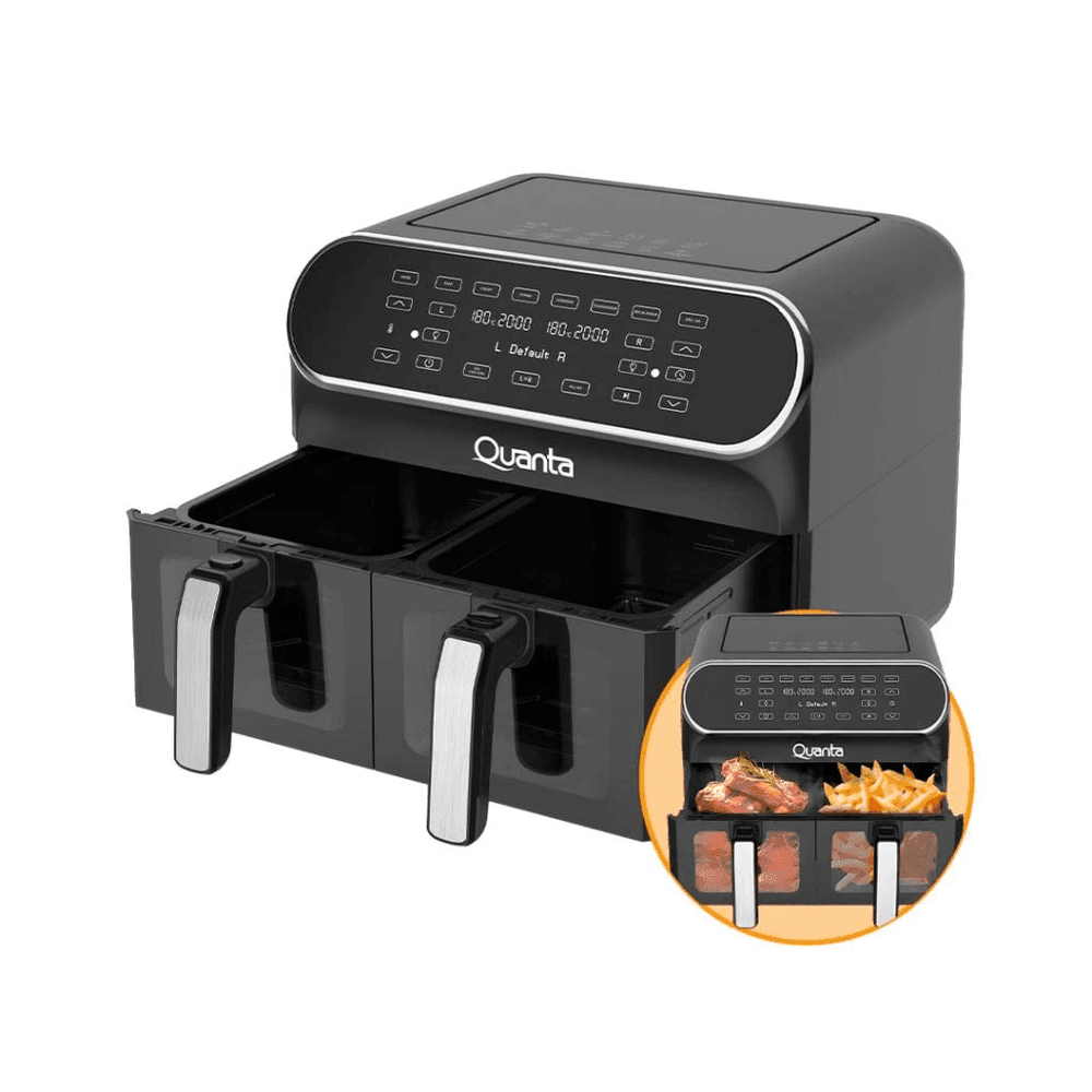 FREID ELEC QUANTA QTAFS80 220V~60HZ/2400W/8L/2CANASTAS/DIGITAL 43356