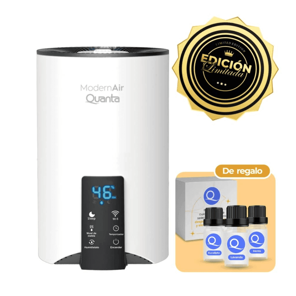 HUMID D/AIRE QUANTA QTUMS22 2ESENCIAS/3.8L/C/REMOTO/25W/L.EDIT 43361