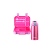 "COMBO BTS BENTO LUNCH BOX ROSA + BOTELLA TERMICA AUBREY AZALEA PANSY 384ML" 44218