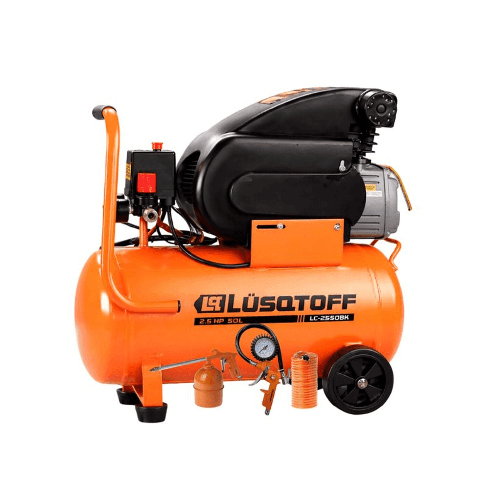 COMPRESOR AIRE MANDO DIRECTO 2.5HP 50L 220V-50HZ CON KIT DE COMPRESOR" — LUSQTOFF 47461