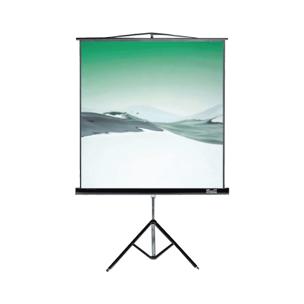 PANTALLA PROYECTOR KLIP 86" KPS-102B 4:3 MANUAL C/TRIPE NEGRO 482