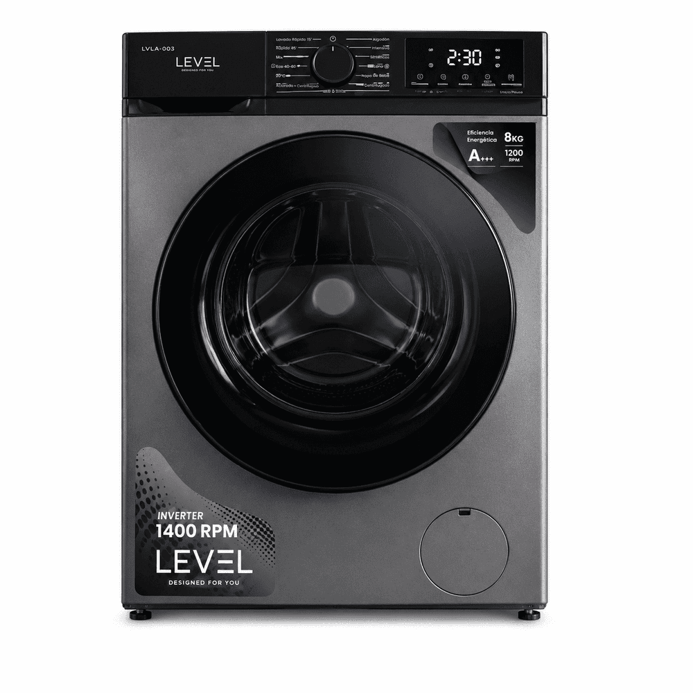 LAVARROPAS LEVEL 8 KG SILVER LVLA-003 48806