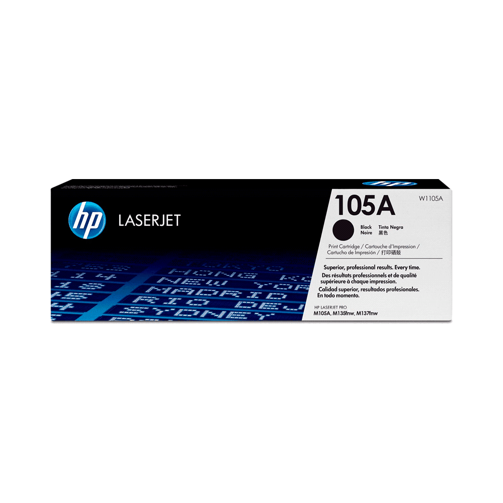 TONER HP 105A NEGRO W1105A M107W/ 135W /137W 58957
