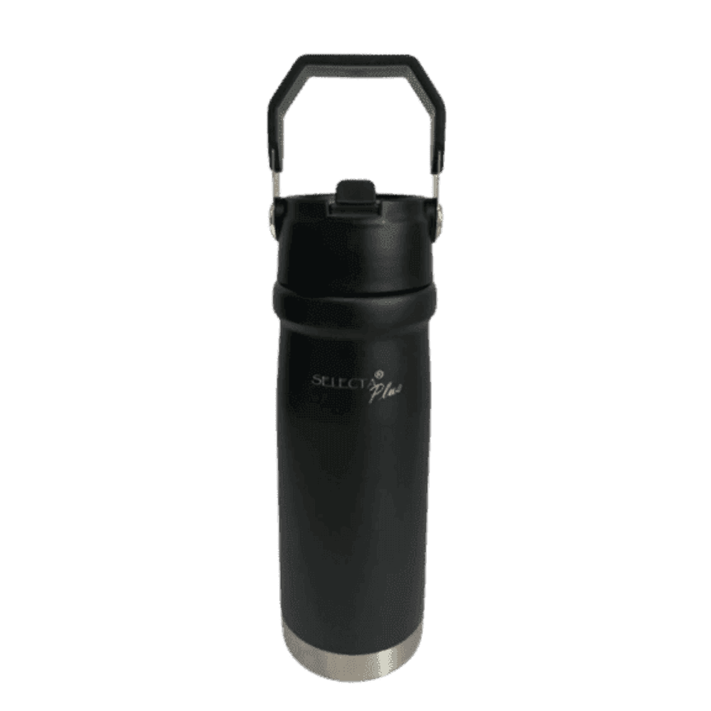 BOTELLA TERMICA 650ML DOBLE PARED NEGRO 600006-01