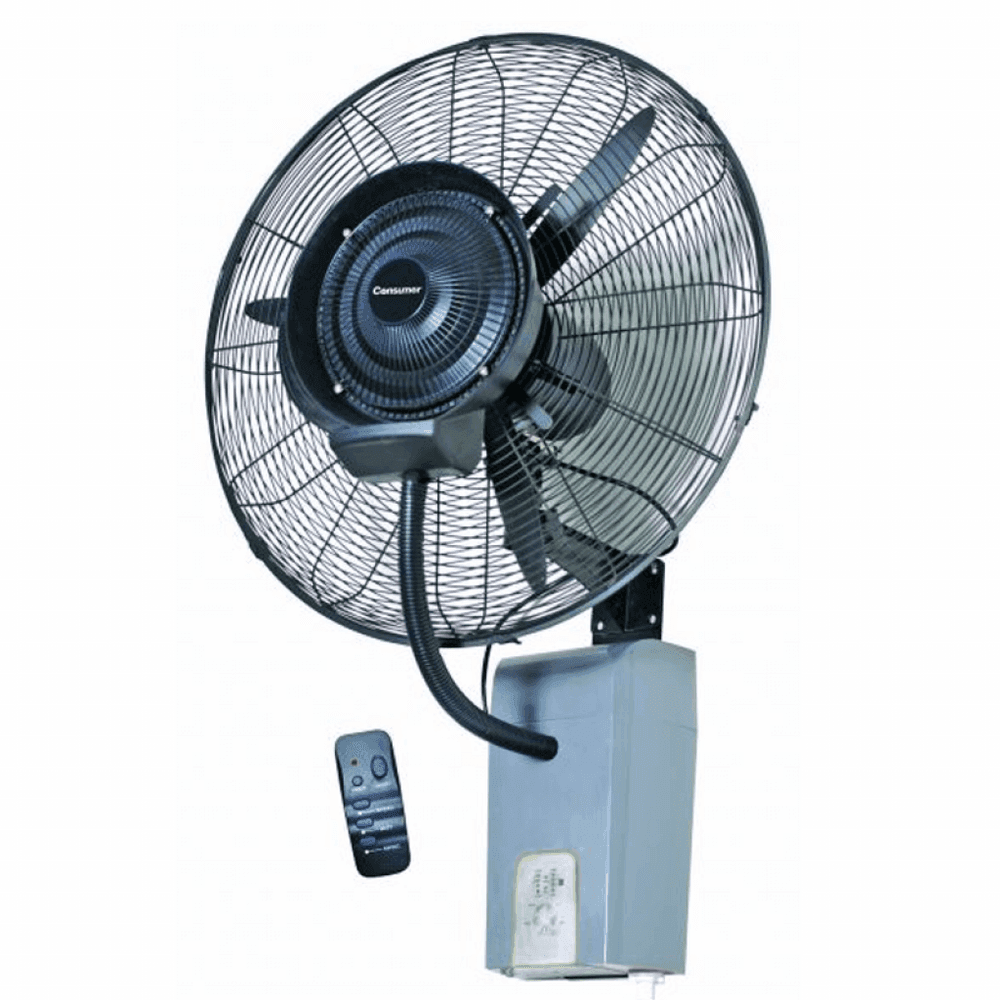 VENTILADOR DE PARED CONSUMER 30" INDUSTRIAL C/HUMIDIFICADOR 6201