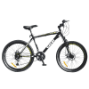 BICI CALOI ARO 24" 7V MTB RIDER NEW C/SUSPENSION Y FRENO A DISCO NEGRO 6257