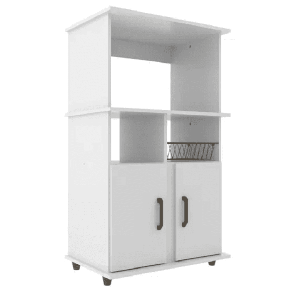 MUEBLE P/HORNO Y MICROONDAS BAHREIN BLANCO MOVELMAX 6412