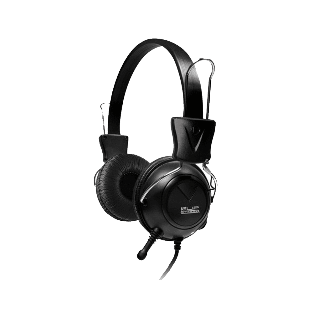 HEADSET KSH-320 STEREO WITH MIC KLIP C/CONT VOL/3.5MM/2 JACK/NEGRO 659