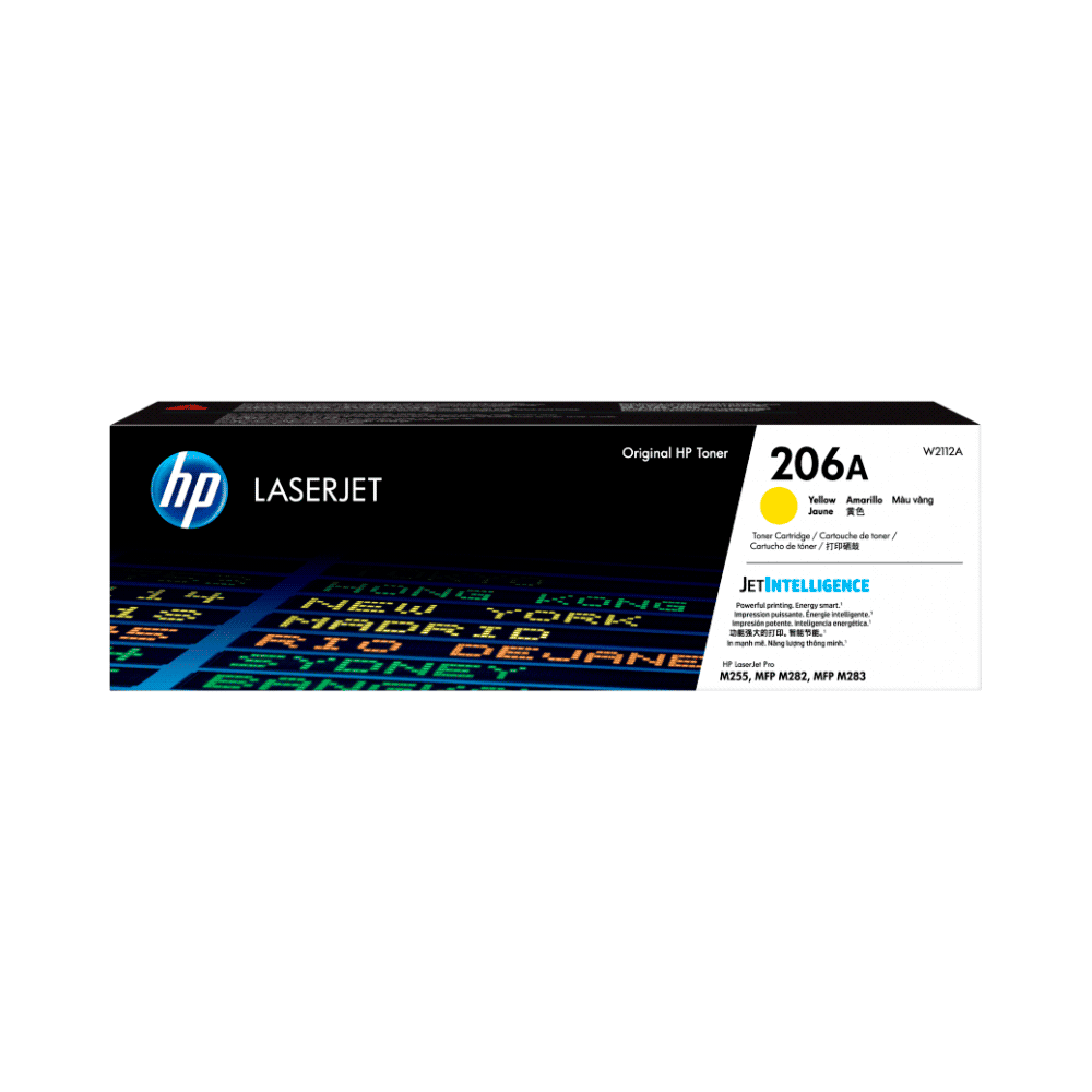 TONER HP 206A AMARILLO W2112A M255/MFP M282/MFP M283 73523