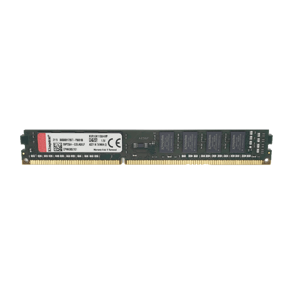 MEMORIA RAM DDR3 4GB 1600 KINGSTON KVR16N11S8/4WP 74148