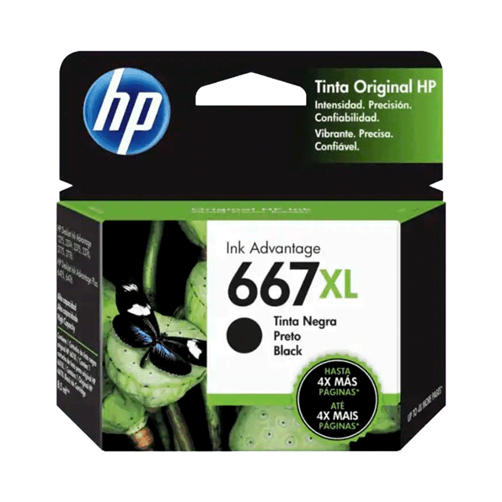 TINTA HP 667XL NEGRO 3YM81AL 8.5ML 74742