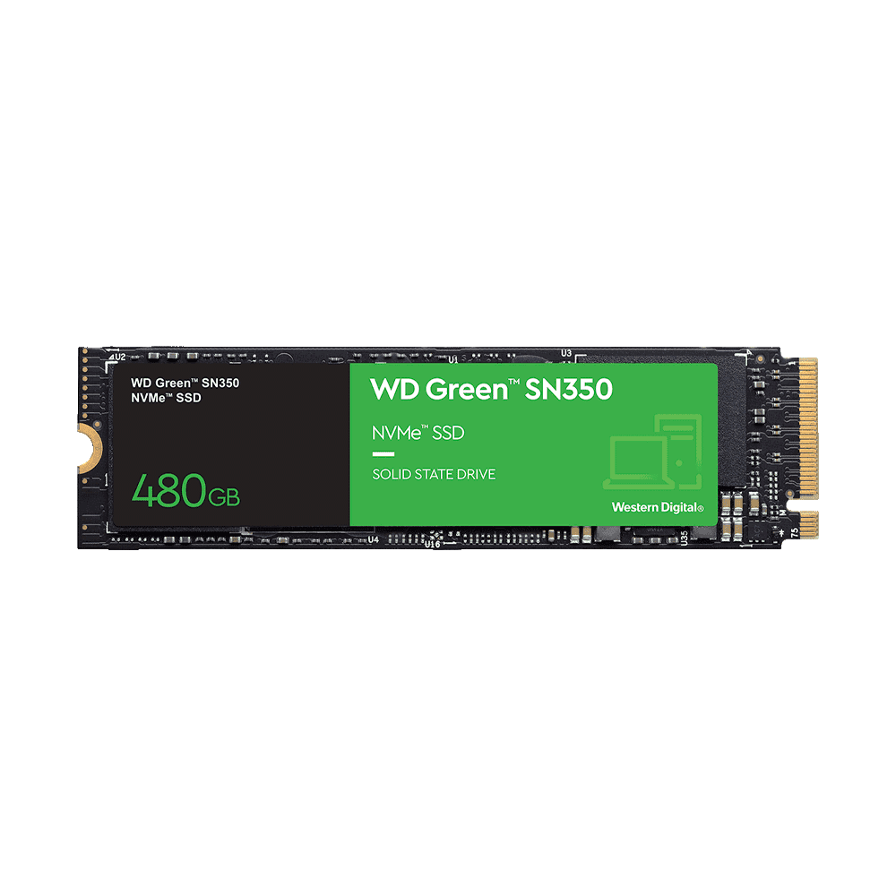 SSD M.2 NVME 480GB WESTERN DIGITAL SN350 WDS480G2G0C GREEN 2400/1650 PCIE 3.0 74773