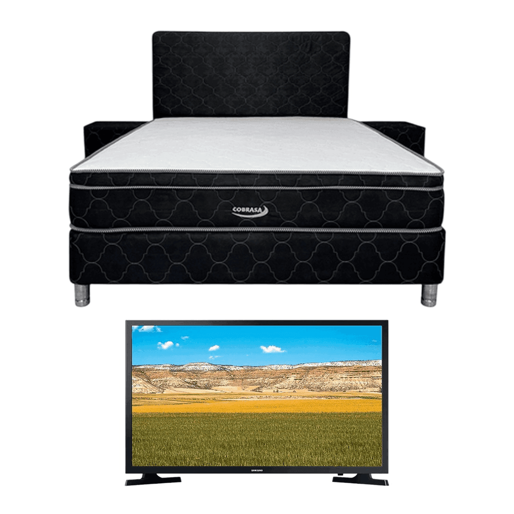 Sommier Cobrasa 140x190 + Tv Samsung 32 HD smart 81062