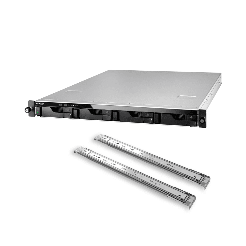 ALMACENAMIENTO NAS ASUSTOR AS6504RS QC2.1/4BAY/8GB/4-GBLAN/USB3.2 + RIEL 82112