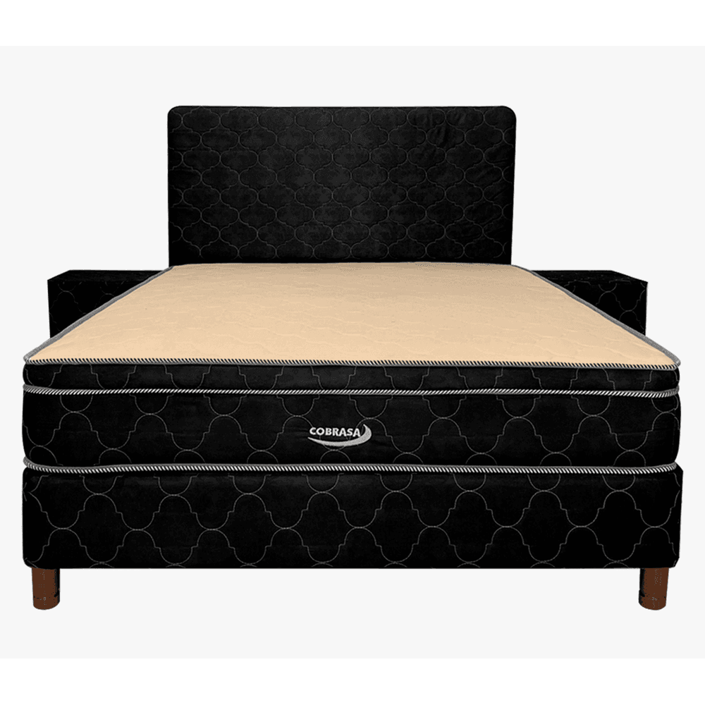 SOMMIER COBRASA 140X190 NEGRO 82237