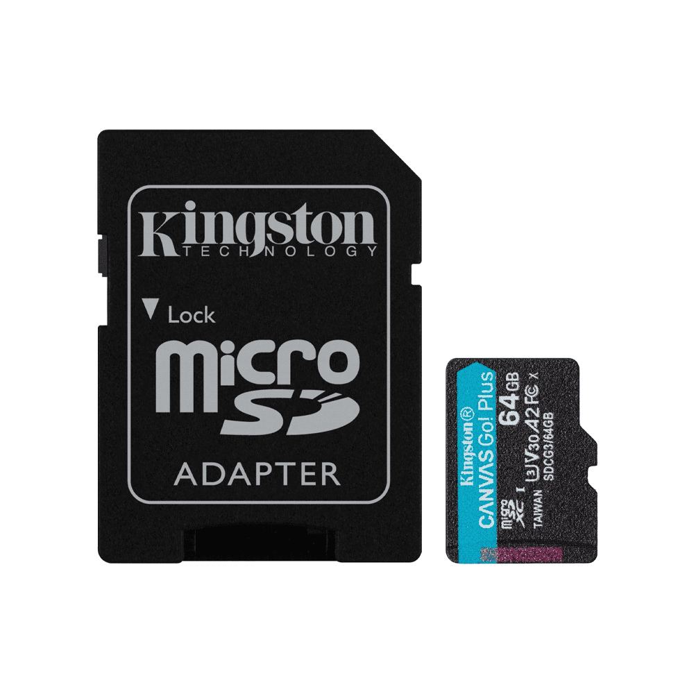 MEMORIA MICRO SD KINGSTON 64GB CANVAS GO PLUS SDCG3/64GB 170/70 85113