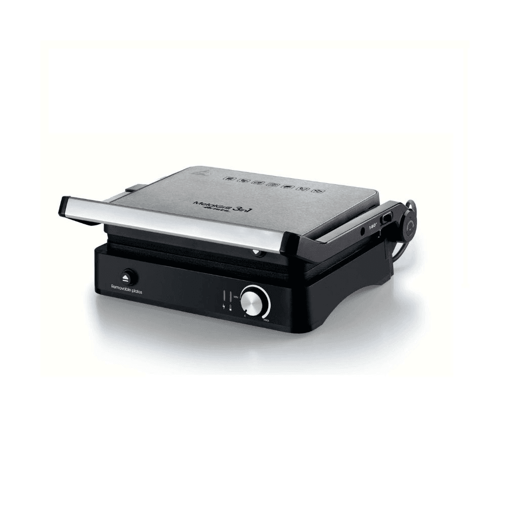 TOSTADORA GRILL 3EN1 ARIETE NEGRO METAL 929-909