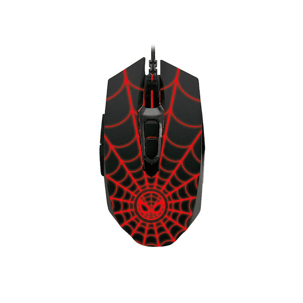 MOUSE XTECH USB XTM-M520SM SPIDERMAN 2400DPI/3D/7 BOT/NEGRO 94108