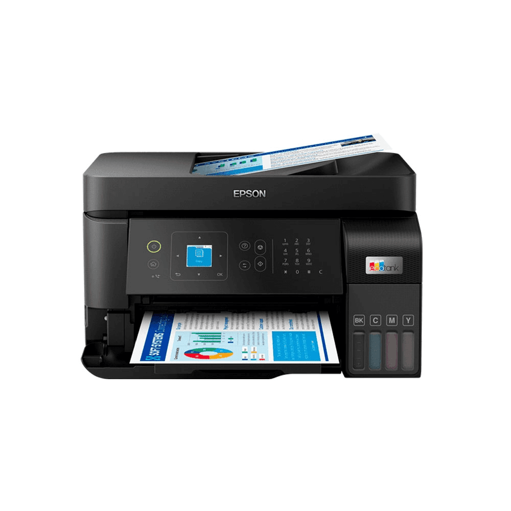 IMPRESORA MULTIFUNCIONAL EPSON L5590 ECOTANK IMP/ COP/ SCA/ FAX/ ADF/ USB/ WIFI/ RED/ 220V 96331