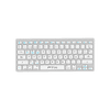 TECLADO FTX BLUETOOTH FTXB1000 ULTRA SLIM ESP/PLATA 99516