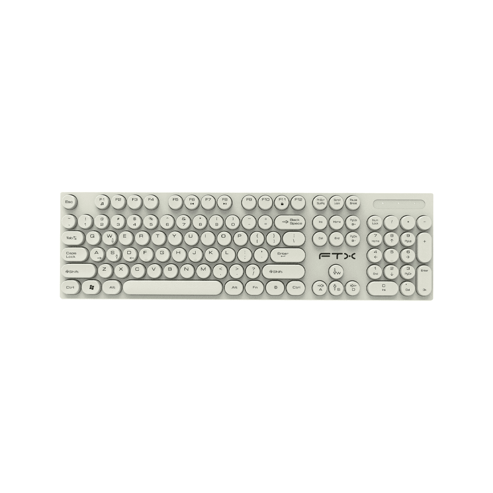 TECLADO FTX USB FTXK22 NUMERICO/ESPAÑOL/POP/BLANCO 99714