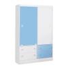 ROPERO PUERTAS QMOVI BLANCO AZUL ABB-57233