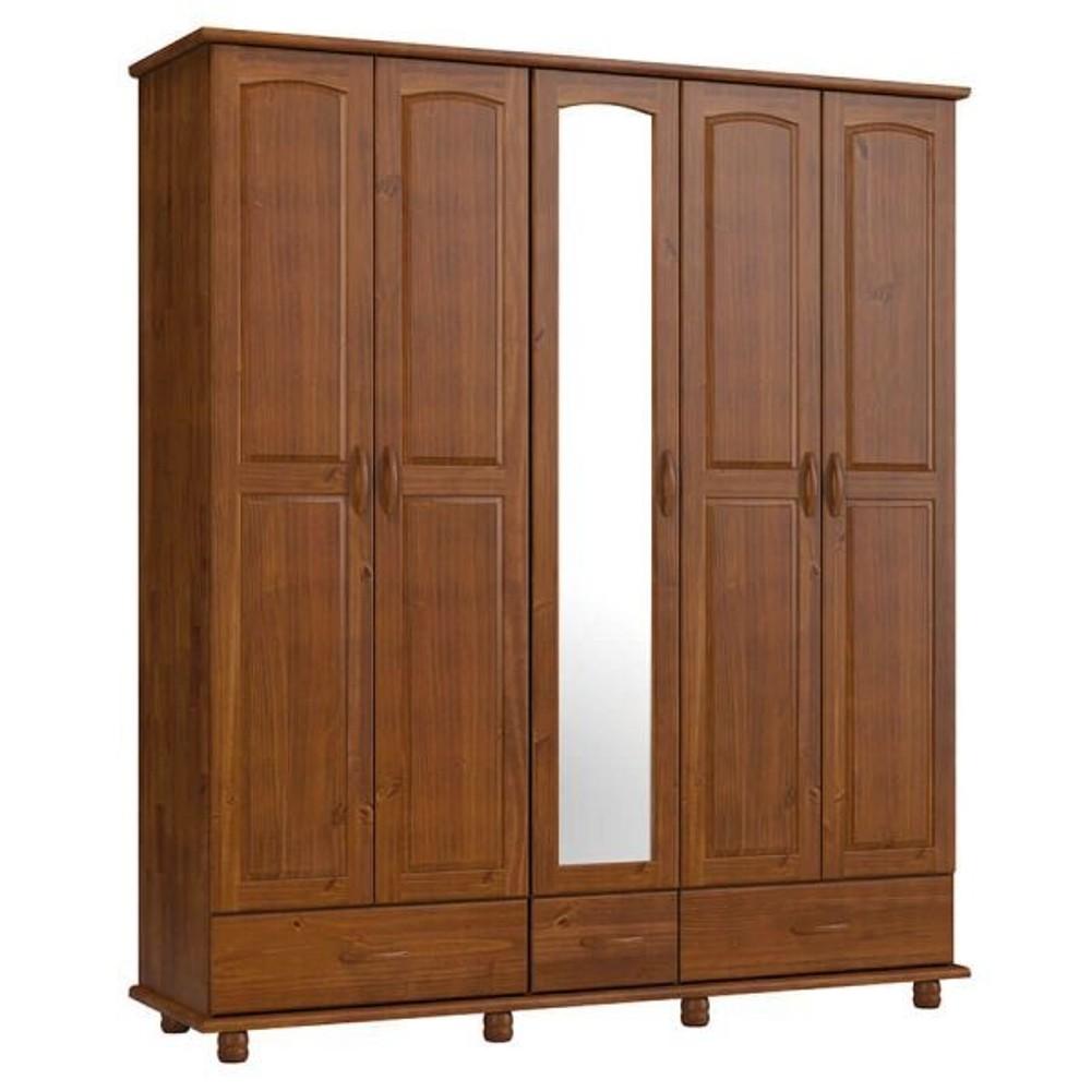 ROPERO PUERTAS CAJONES CON ESPEJO ONIX T FINESTRA IMBUIA ABB-218870