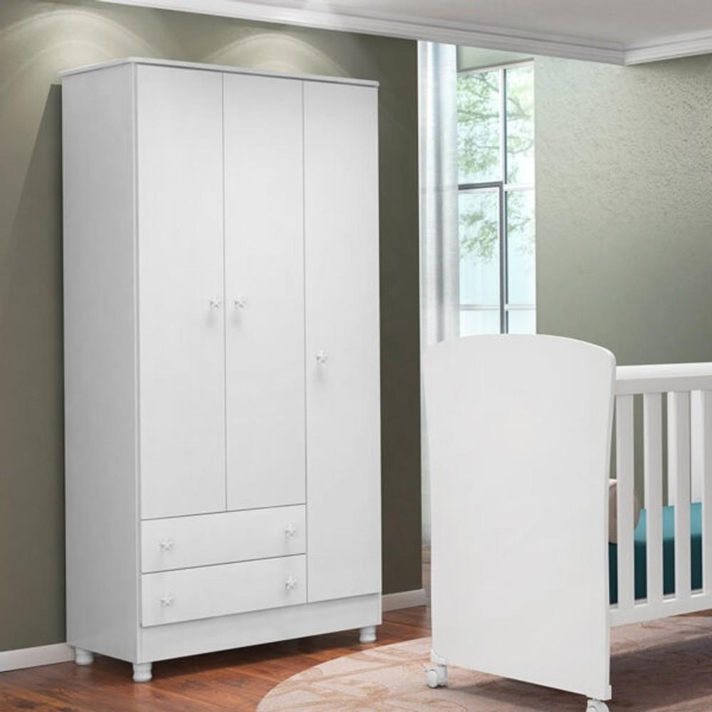 ROPERO PUERTAS CAJONES QMOVI BLANCO ABB-220187