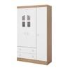 ROPERO PUERTAS QMOVI CARVALLO|BLANCO ABB-220194