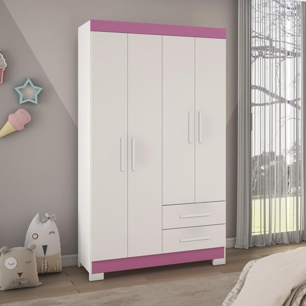ROPERO PUERTAS NT NOTAVEL BLANCO|ROSA ABB-238861