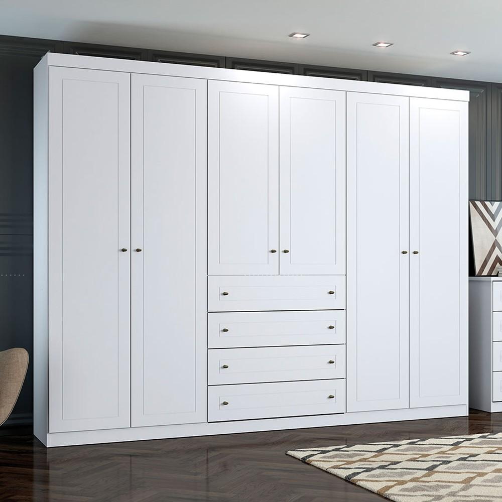 ROPERO PUERTAS CAJONES AMERICANO D HENN BLANCO HP ABB-239233