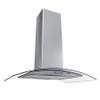 CAMPANA ISLA VIDRIO CURVO CM FOGATTI INOX ABB-242622