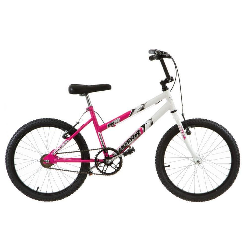 BICICLETA ARO BICOLOR ULTRA BIKES ROSA|BLANCO ABB-244640
